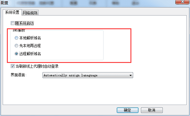 SocksCap64域名解析方式