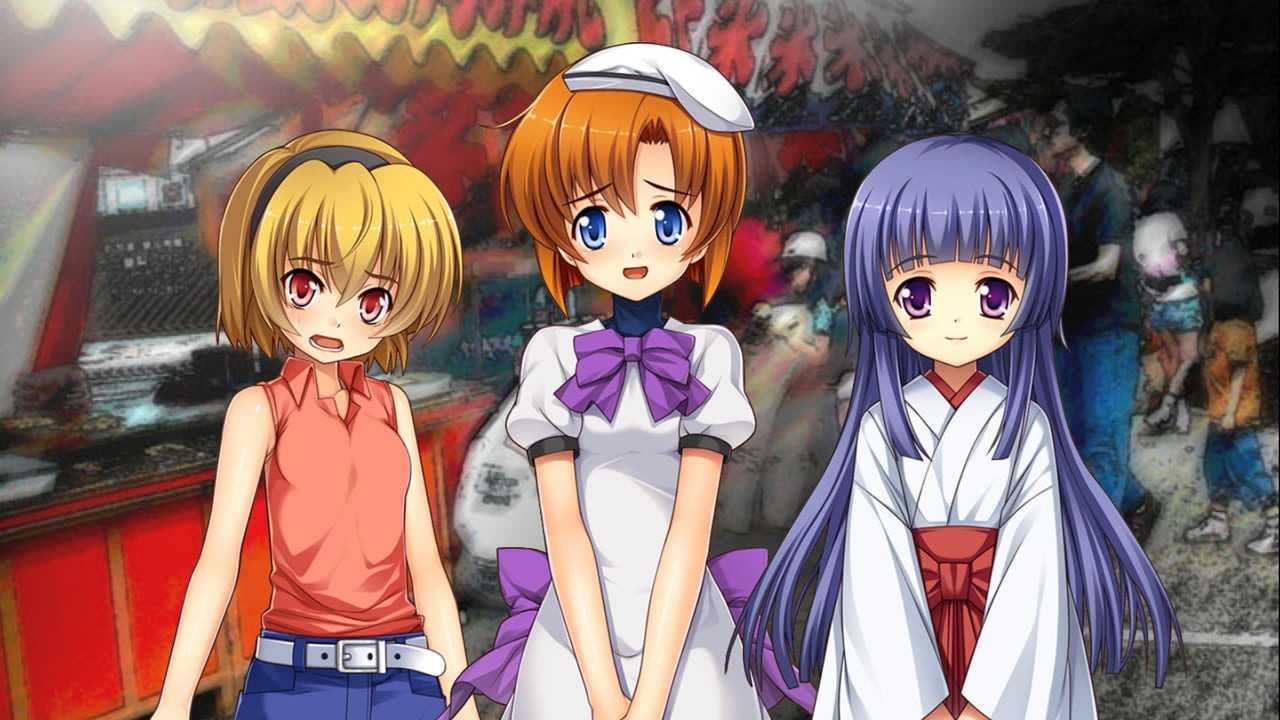 When they open a new. Higurashi when they Cry новелла. Хигураши новелла. Higurashi when they Cry Hou новелла. Цикады новелла.