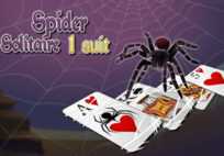 Spider Solitaire 1 suit