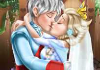 Ice Queen Wedding Kiss