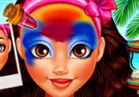 Oceania Princess Moana Face Art