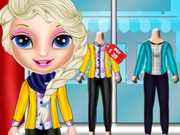 Baby Elsa Winter Shopping Spree