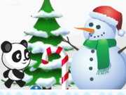 Grab Christmas Gift Panda Run