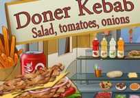 DÃ¶ner Kebab : salade, tomates, oignons