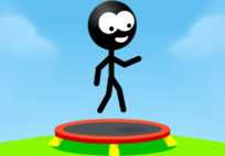 Trampoline Stickman