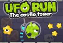 UFO Run. The castle tower