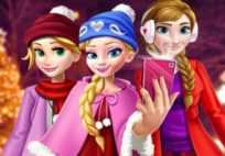 Princess Christmas Selfie