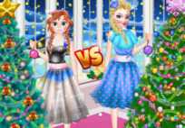 Ellie VS Annie Christman Tree!