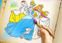 Princesses Coloring Book