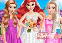 Mermaid Princess Wedding Day