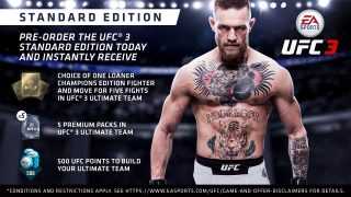 EA Sports UFC 3 CHAMPIONS AND STANDARD EDITION PRE-ORDER OFFERS