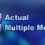 Actual Multiple Monitors