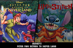 2 Disney Games: Disney's Peter Pan - Return to Neverland + Disney's Lilo & Stitch 2