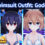 Neptunia Virtual Stars - Swimsuit Outfit: Goddess Set